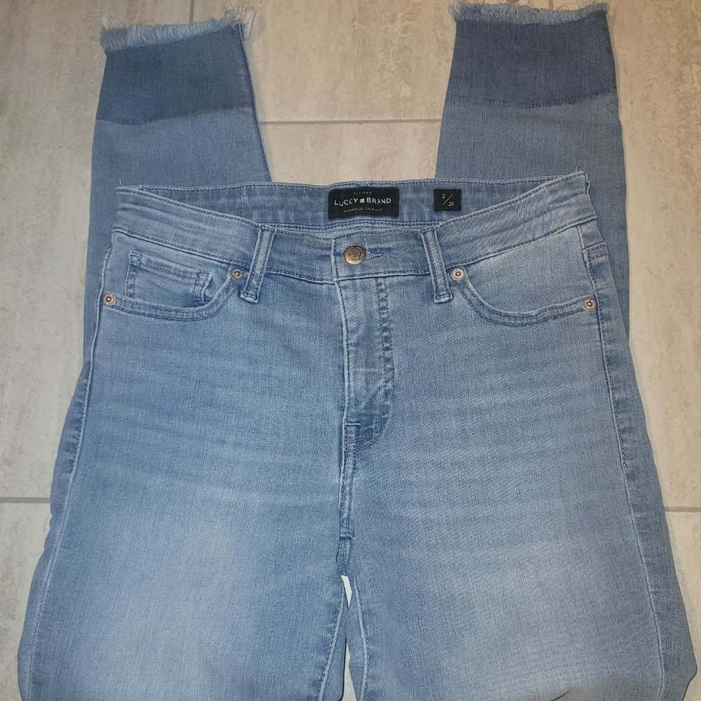 Lucky Brand Skinny Capri Jeans (W:26, L:27)